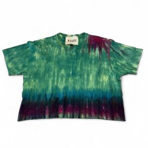 Riley 1880 tie dye crop top tee shirt
